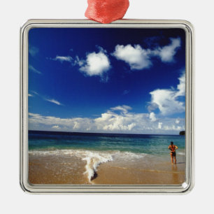 Caribbean, Lesser Antilles, West Indies, 2 Metal Tree Decoration