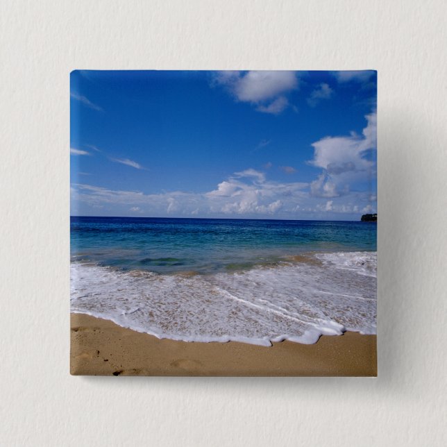 Caribbean, Lesser Antilles, West Indies, 4 15 Cm Square Badge (Front)