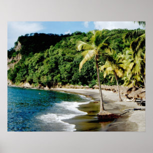 Caribbean, Lesser Antilles, West Indies, Saint Poster