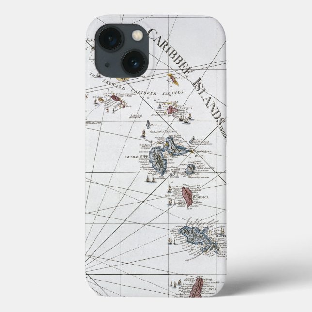 CARIBBEAN: MAP, 1775 Case-Mate iPhone CASE (Back)