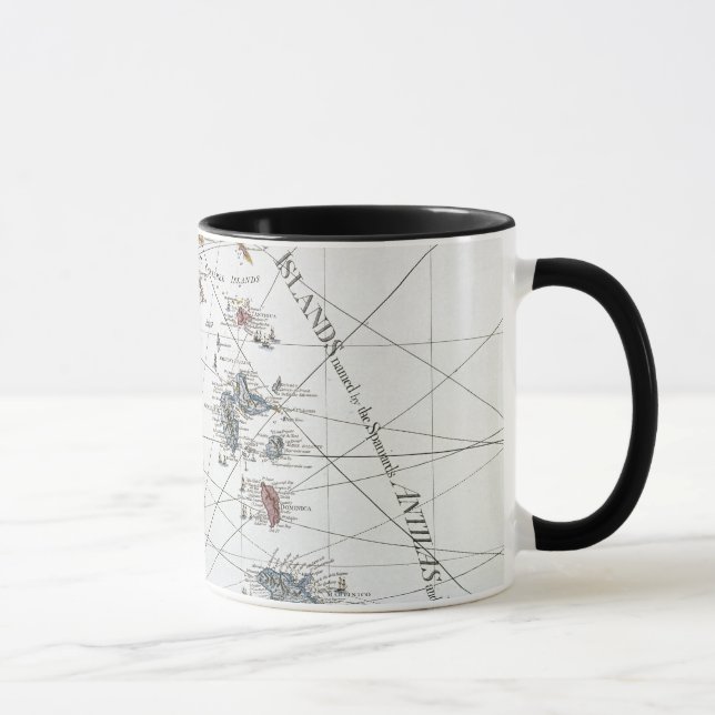 CARIBBEAN: MAP, 1775 MUG (Right)