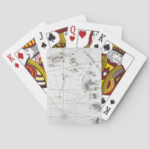 CARIBBEAN: MAP, 1775 PLAYING CARDS