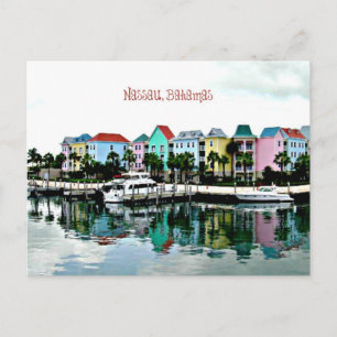 Caribbean: Nassau Bahamas marina Postcard
