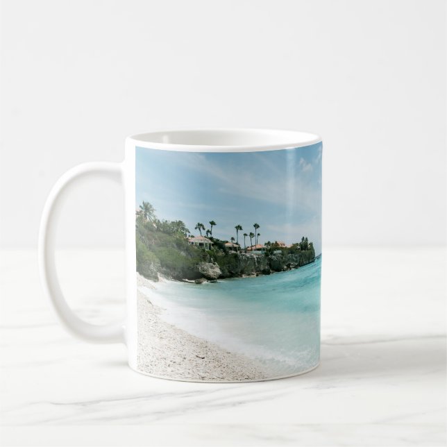 Caribbean Ocean Beach Bliss #5 #tropical #wall  Coffee Mug (Left)