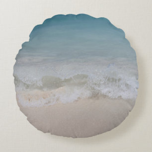 Caribbean Ocean Beach Dream 10 Round Cushion