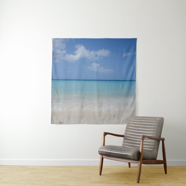 Caribbean Ocean Beach Dream #5 #curacao #wall #art Tapestry (In Situ)