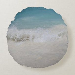 Caribbean Ocean Beach Dream 9 Round Cushion