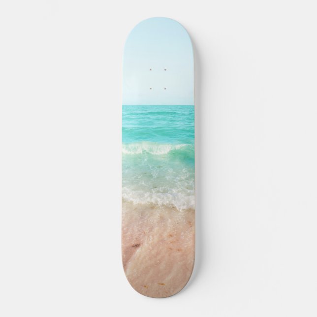 Caribbean Ocean Tranquillity #10 #wall #art  Skateboard (Front)