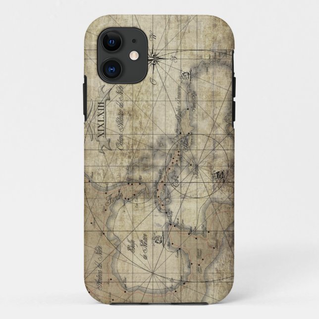 Caribbean - old map Case-Mate iPhone case (Back)