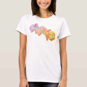 Caribbean orchids, tropical watercolor flowers T-Shirt