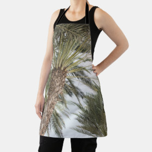 Caribbean Palm Trees Beach #5 #tropical #wall #art Apron