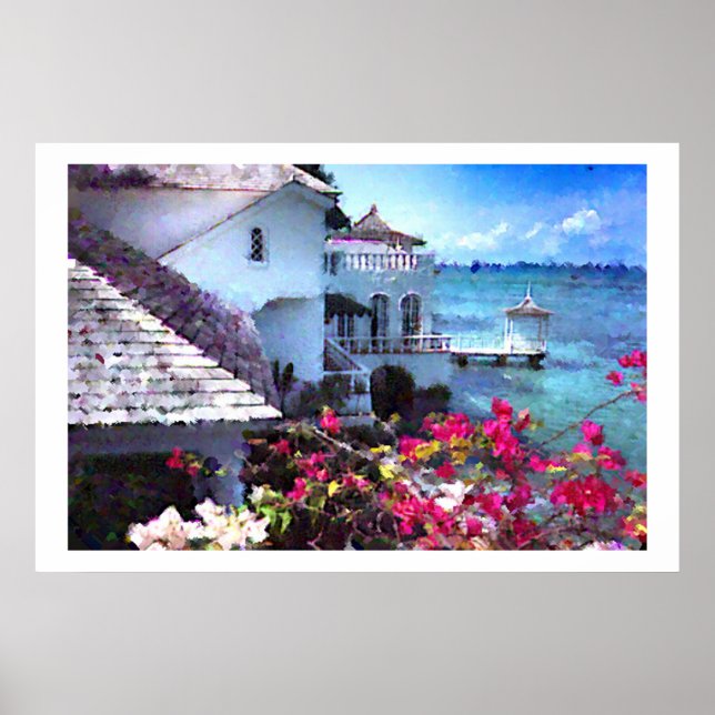 Caribbean paradise poster (Front)