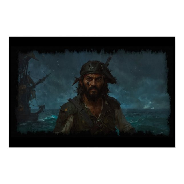 Caribbean Pirate King Poster (Front)