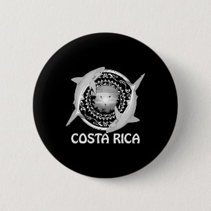 Caribbean Reef Shark Dive Costa Rica 6 Cm Round Badge
