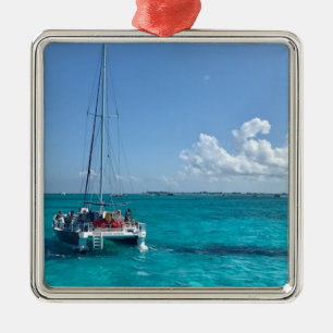 Caribbean Sea Boat Ornament