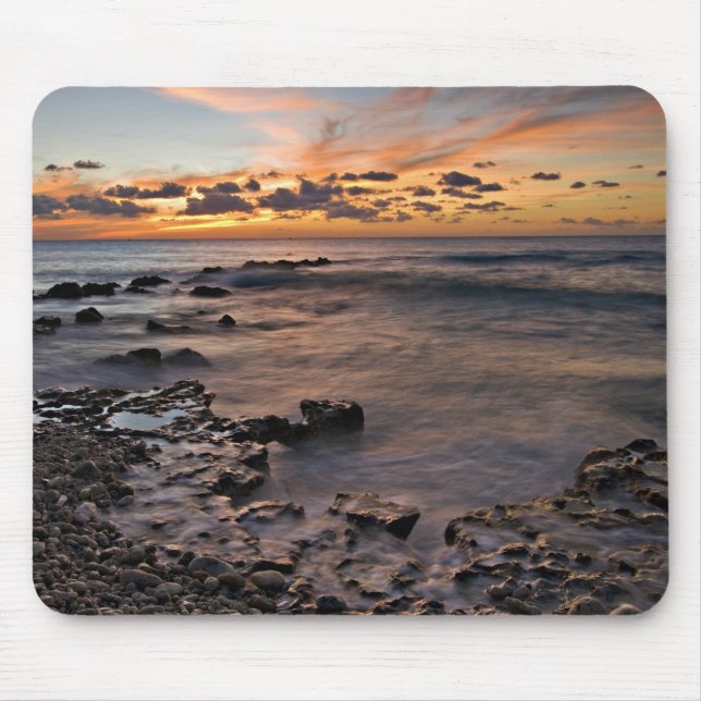 Caribbean Sea, Cayman Islands. Crashing waves 2 Mouse Mat (Front)