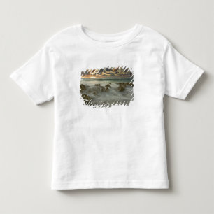 Caribbean Sea, Cayman Islands.  Crashing waves 3 Toddler T-Shirt