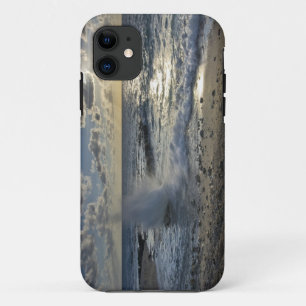 Caribbean Sea, Cayman Islands. Crashing waves iPhone 11 Case