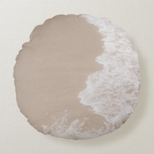 Caribbean Sea Foam Dream 6 Round Cushion