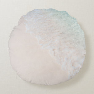 Caribbean Sea Foam Dream 8 Round Cushion