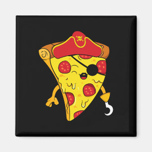 Caribbean sea thief freebooter toddler boy pizza magnet