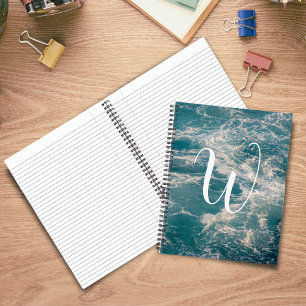 Caribbean Seascape Journal Monogram Notebook