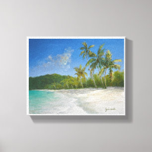 Caribbean Seascape Painting Print – Magens Bay