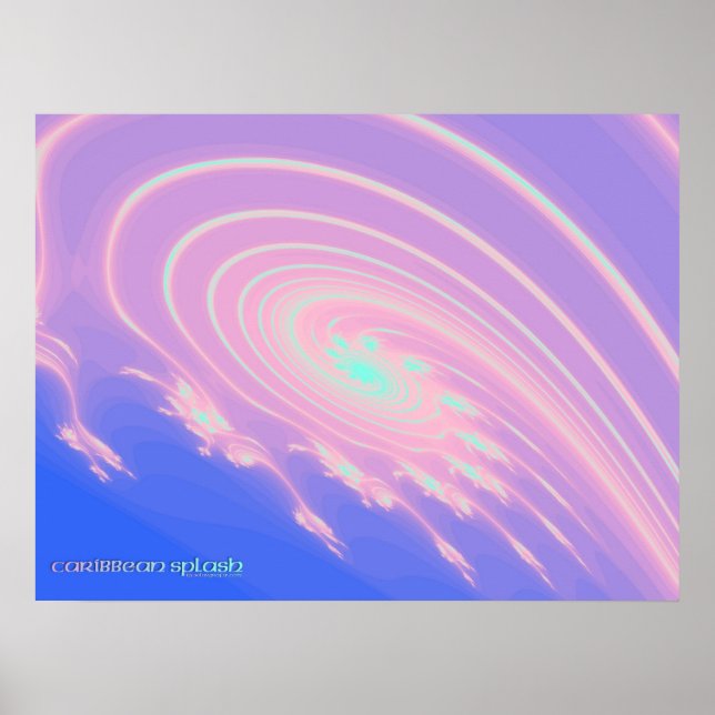 Caribbean Splash Poster (Front)