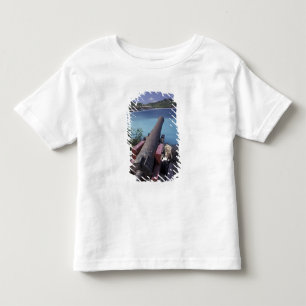 CARIBBEAN, St. Barts, Connon aiming into Bay of Toddler T-Shirt