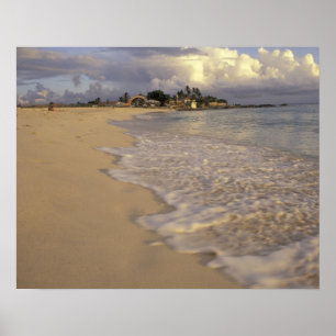 Caribbean, St. Martin (St. Maarten). Maho Bay Poster