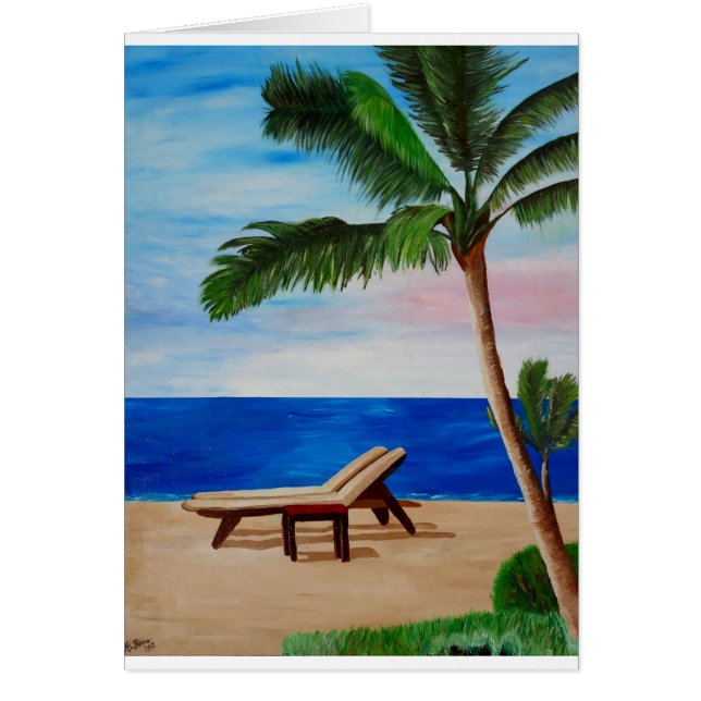 Caribbean Strand with Beach Chairs (Front)