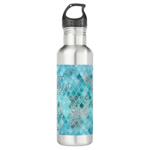 Caribbean Summer Mermaid Scales 1 710 Ml Water Bottle