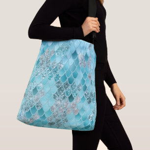 Caribbean Summer Mermaid Scales 1 Crossbody Bag