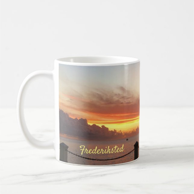 Caribbean Sunset Coffee Mug (Left)