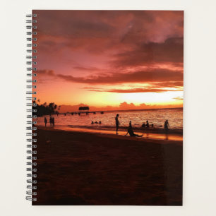 Caribbean Sunset Glow Weekly Planner