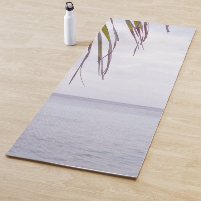 Caribbean Sunset Ocean Palm 5 Yoga Mat (In Situ)