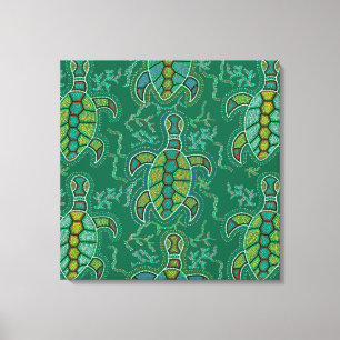 Caribbean Tortuga Canvas Print