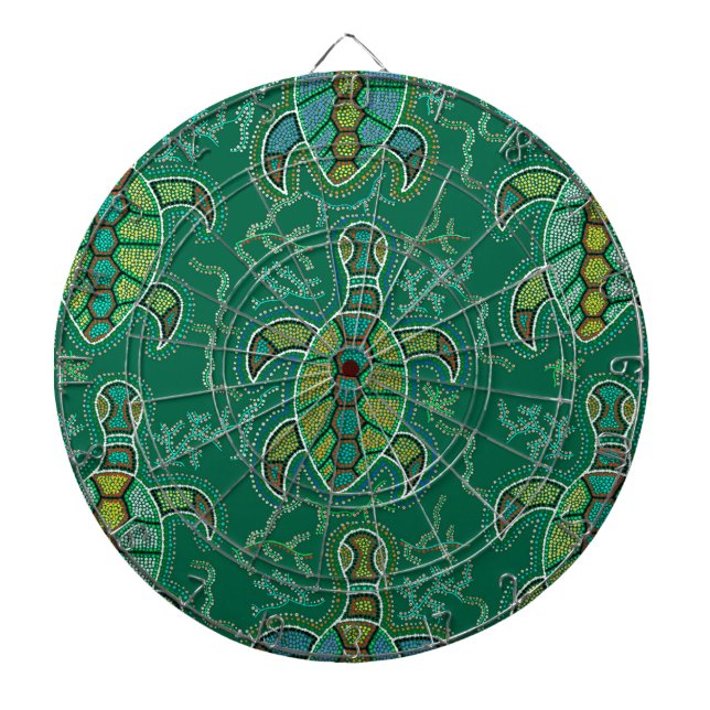 Caribbean Tortuga Dartboard (Front)