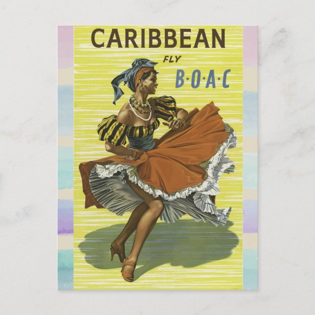 Caribbean Travel Postcard (Front)