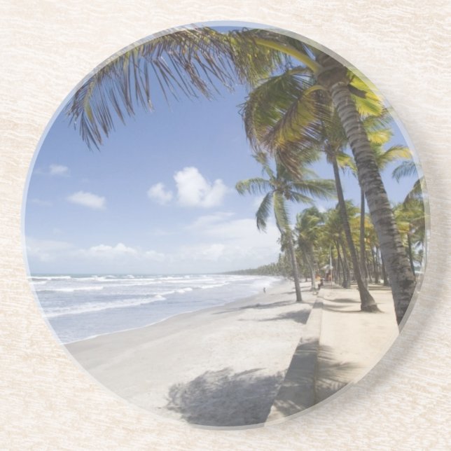 Caribbean - Trinidad - Manzanilla Beach on Coaster (Front)