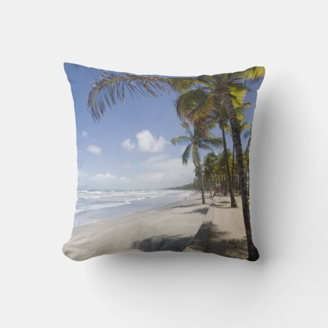 Caribbean - Trinidad - Manzanilla Beach on Cushion (Front)