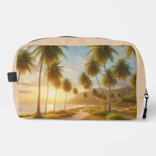 Caribbean/tropical/Hawaiian beach sunset Dopp Kit