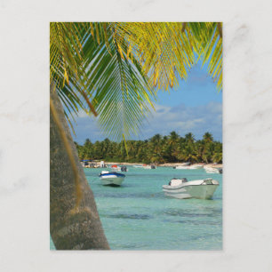 Caribbean Tropical paradise Postcard