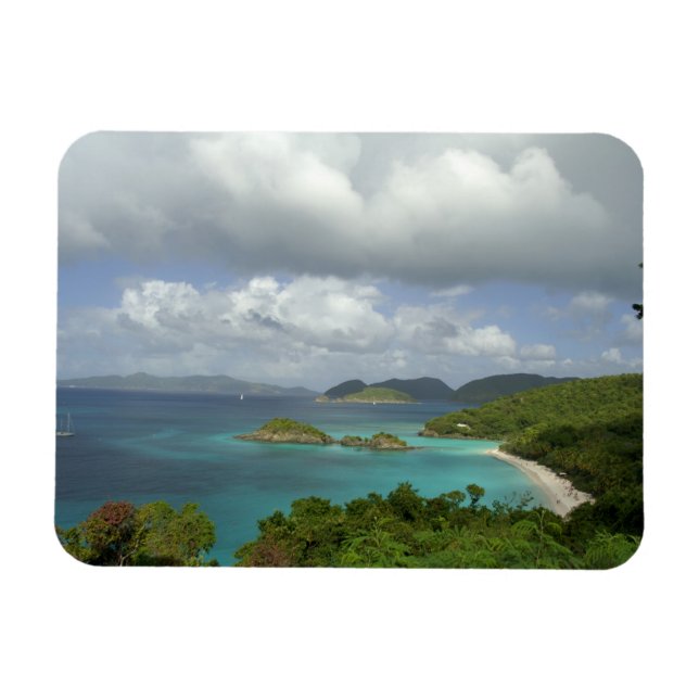 Caribbean, U.S. Virgin Islands, St. John, Trunk 3 Magnet (Horizontal)