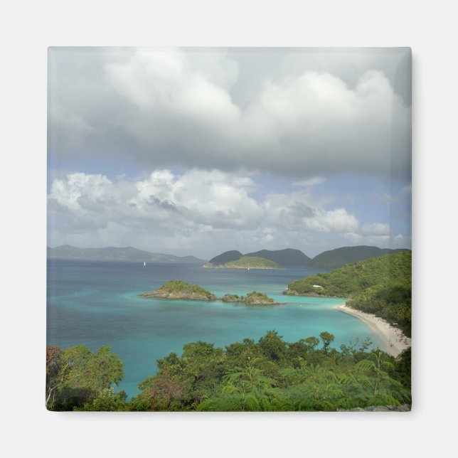 Caribbean, U.S. Virgin Islands, St. John, Trunk 3 Magnet (Front)