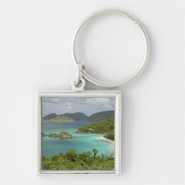 Caribbean, U.S. Virgin Islands, St. John, Trunk Key Ring (Front)