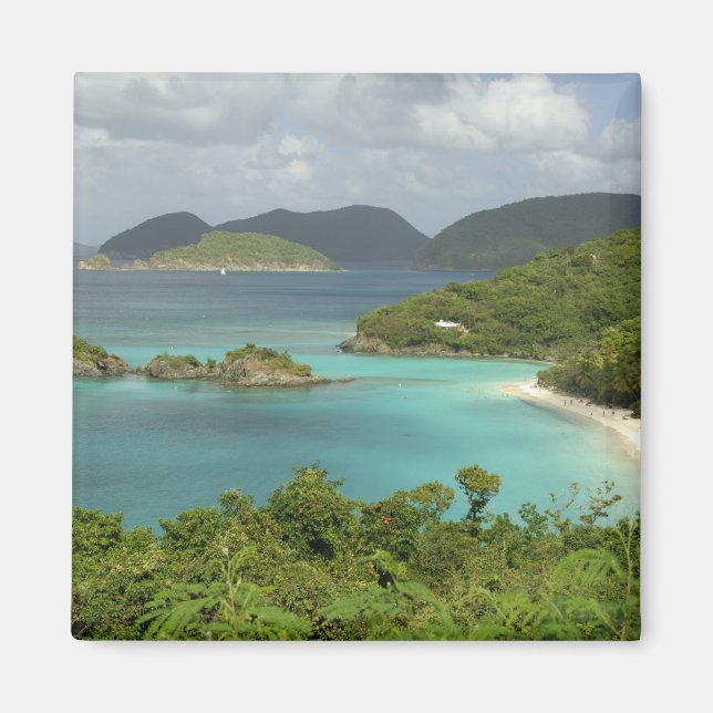 Caribbean, U.S. Virgin Islands, St. John, Trunk Magnet (Front)