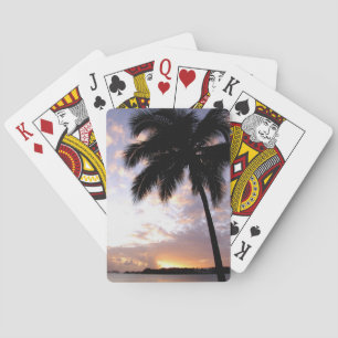 Caribbean, U.S. Virgin Islands, St.Thomas, 3 Playing Cards
