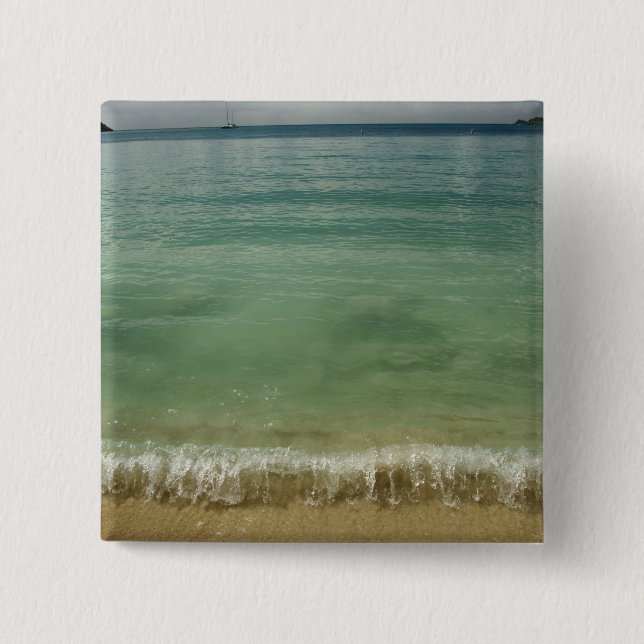 Caribbean, U.S. Virgin Islands, St.Thomas, 4 15 Cm Square Badge (Front)