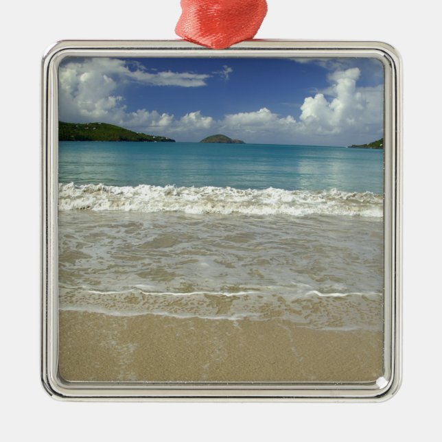 Caribbean, U.S. Virgin Islands, St.Thomas, 6 Metal Tree Decoration (Front)